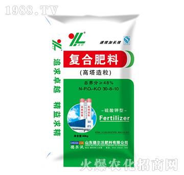 高塔造粒復(fù)合肥料30-8-10-龍昕-德爾沃