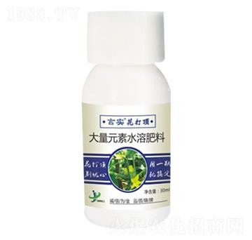 大量元素水溶肥 言實·花打頂 金牌化工