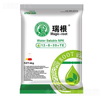 大量元素水溶肥12-8-30+TE 瑞根 綠特生物