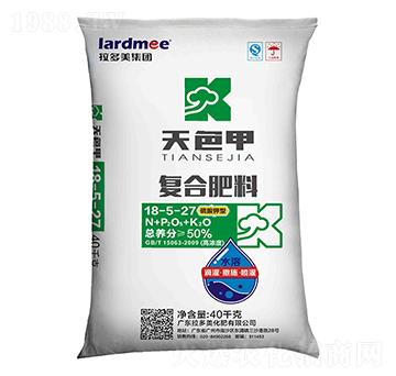 復(fù)合肥料-天色甲（18-5-27）硫酸鉀型（40kg）-拉多美化肥