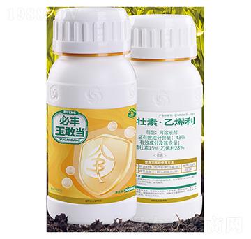 43%矮壯素·乙烯利可溶液劑-必豐玉敢當-金必豐
