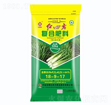 茭白專用復合肥料18-9-17-紅四方