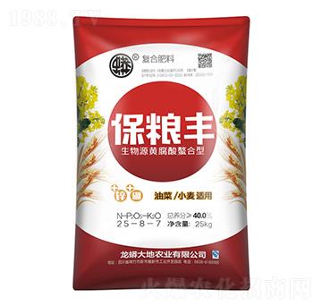 油菜小麥適用復合肥料25-8-7-保糧豐-龍蟒磷化工