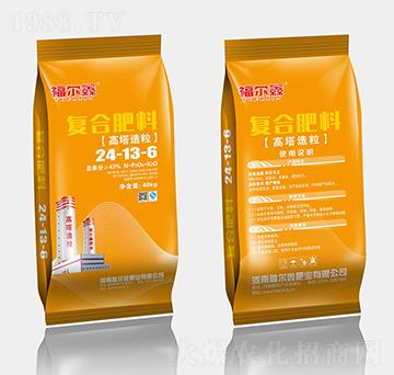 高塔造粒復合肥料24-13-6-福爾鑫
