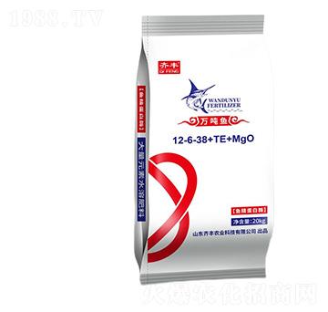 魚精蛋白酶大量元素水溶肥12-6-38+TE+MgO-萬(wàn)噸魚-齊豐農(nóng)業(yè)