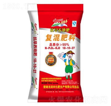 抗旱養(yǎng)地復(fù)混肥料18-10-27-龍潤(rùn)豐